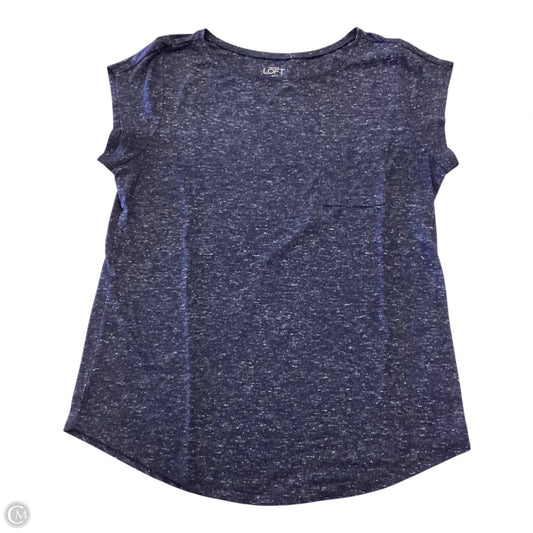 Top Sleeveless By Loft In Navy, Size: M