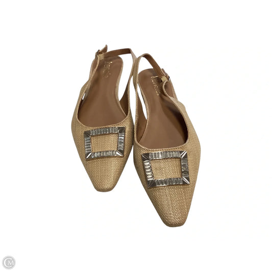 Shoes Flats By Kensie In Silver & Tan, Size: 8