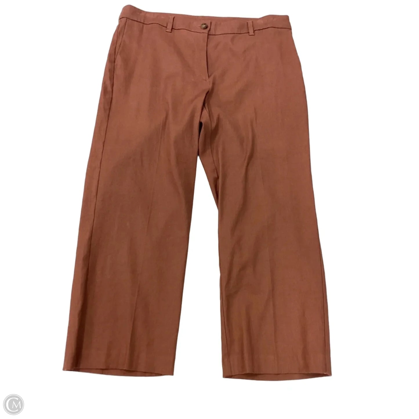 Pants Linen By J. Jill In rust, Size: M