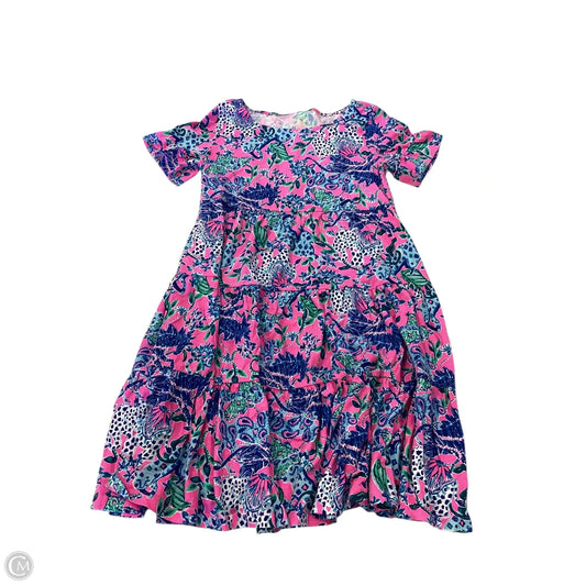 Dress Designer By Lilly Pulitzer In Blue & Pink, Size: S
