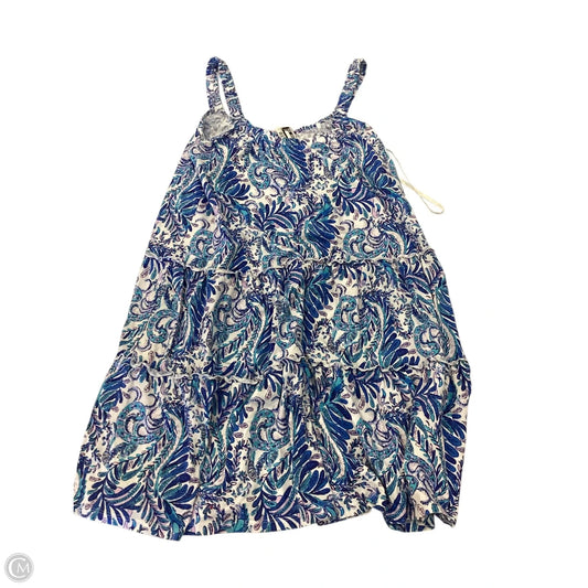 Dress Designer By Lilly Pulitzer In Blue & White, Size: S