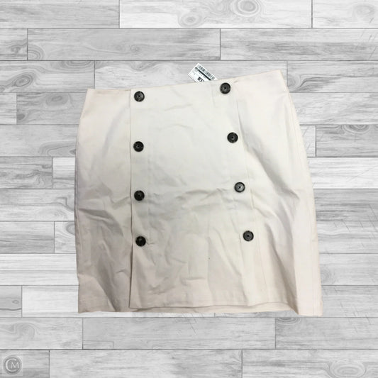 Skirt Mini & Short By Loft In Cream, Size: 8