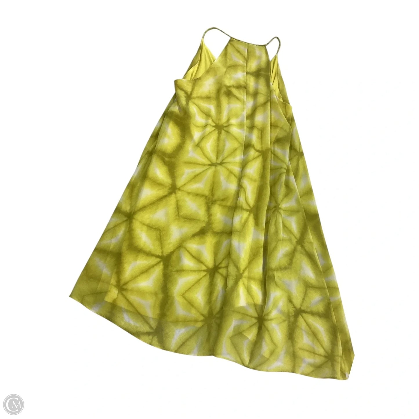 Dress Casual Short By Calvin Klein In Yellow, Size: 6p