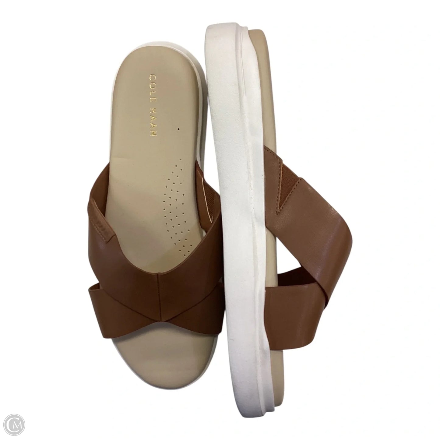 Sandals Flats By Cole-haan In Tan, Size: 8.5