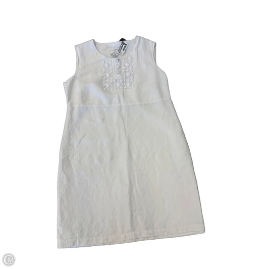 Dress Casual Short By Emma James In White, Size: Lp
