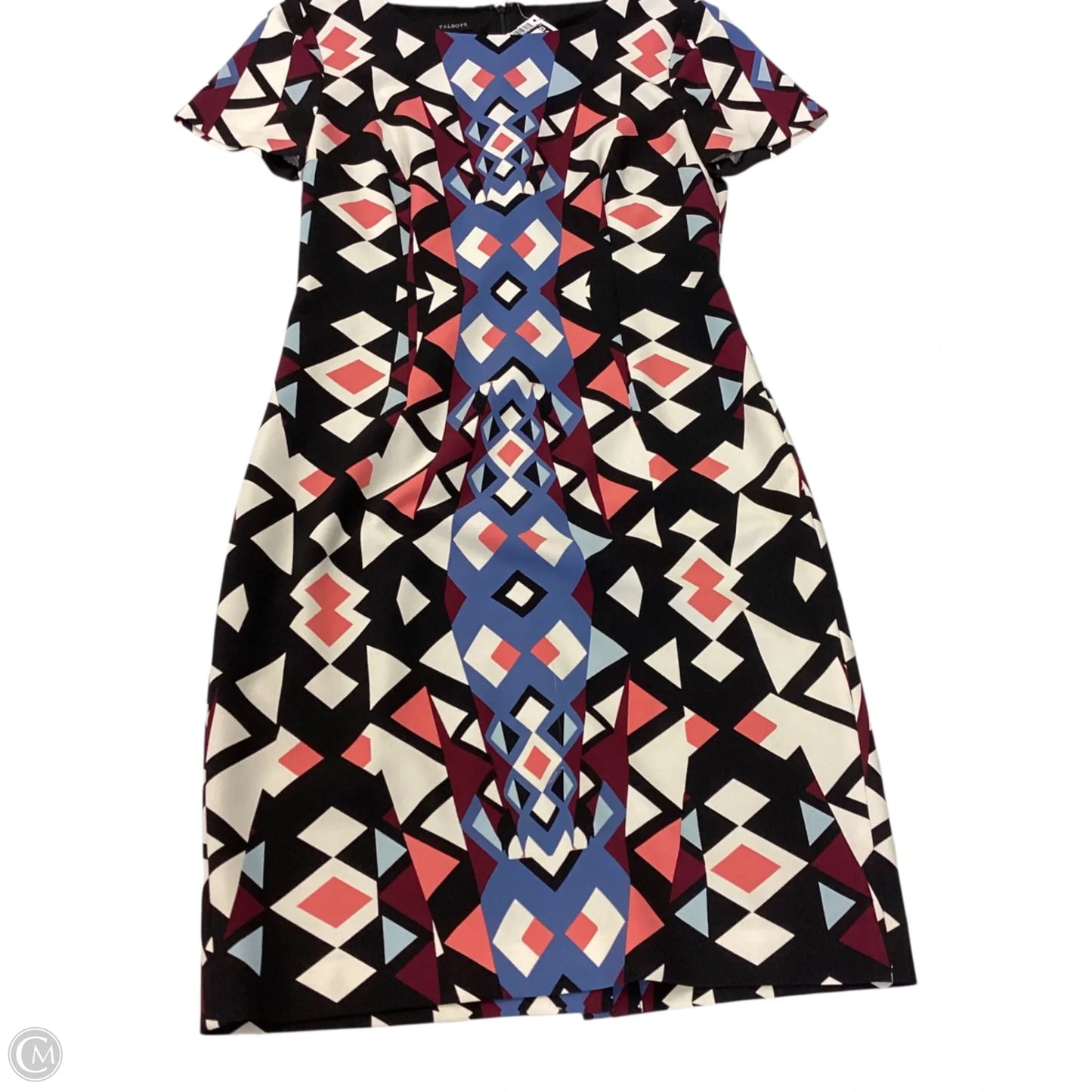 Dress Work By Talbots In Geometric Pattern, Size: 2