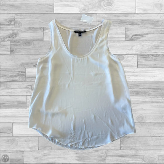 Top Sleeveless By Banana Republic In Cream, Size: S