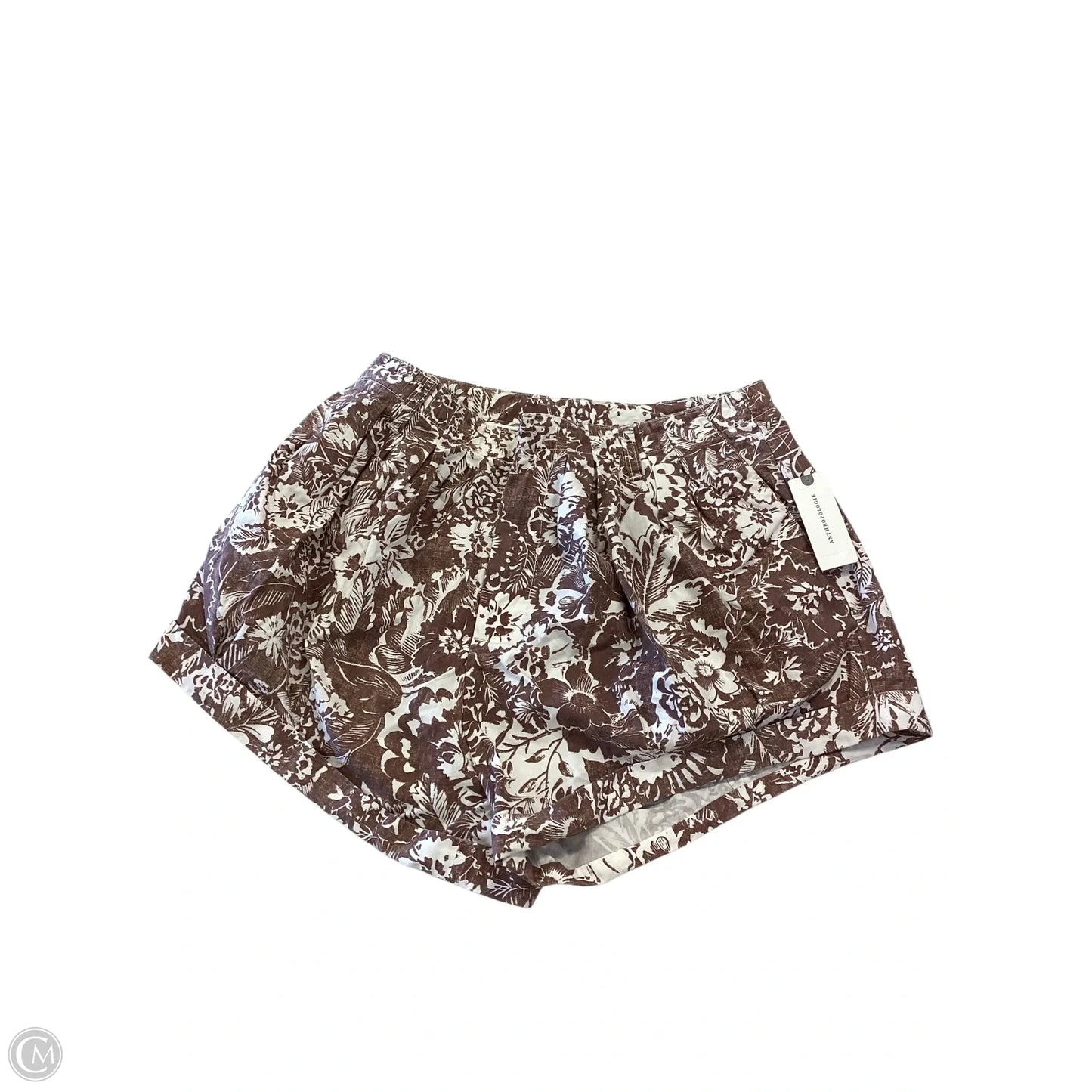 Shorts By Anthropologie In Brown & Cream, Size: S
