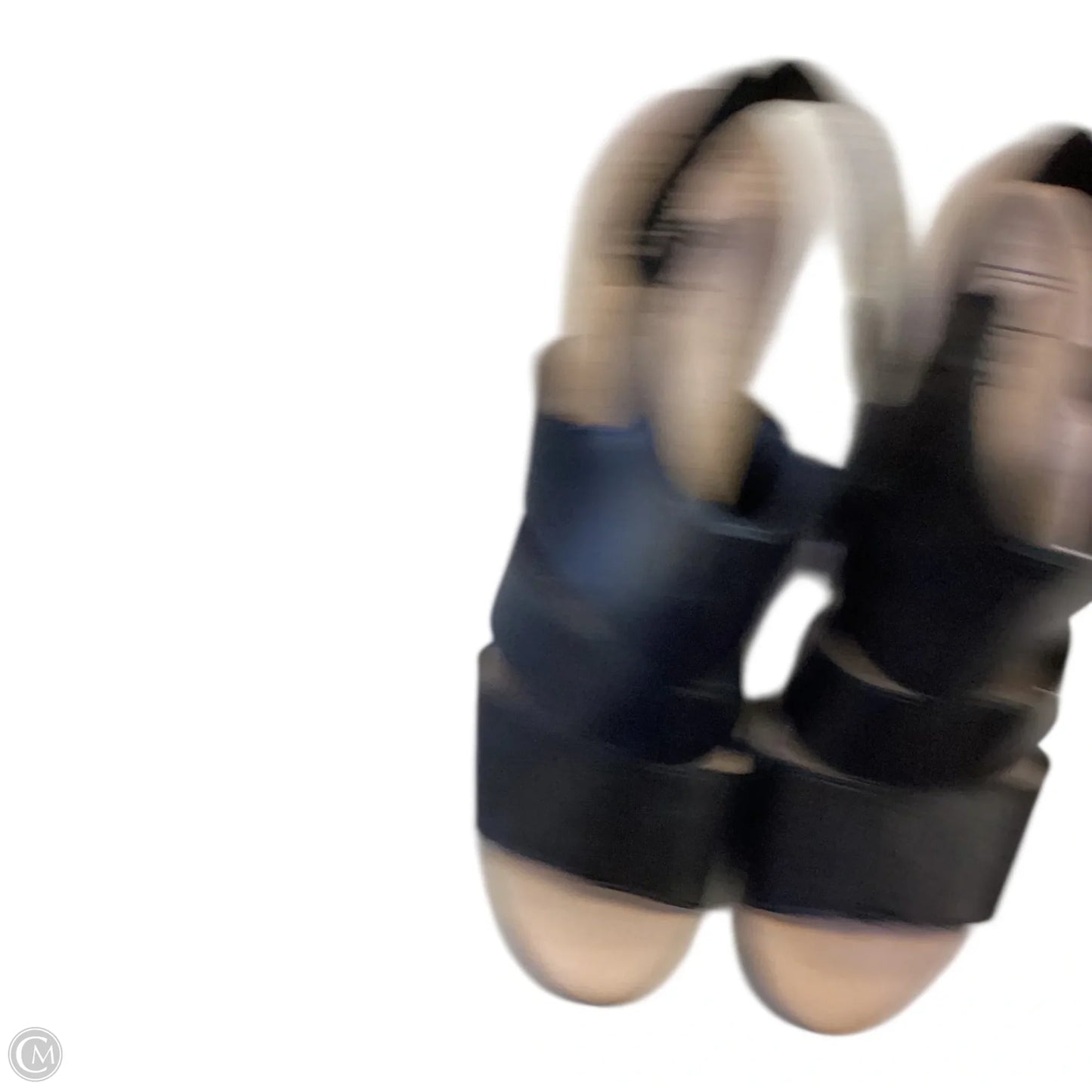 Sandals Heels Block By Clarks In Black, Size: 8.5