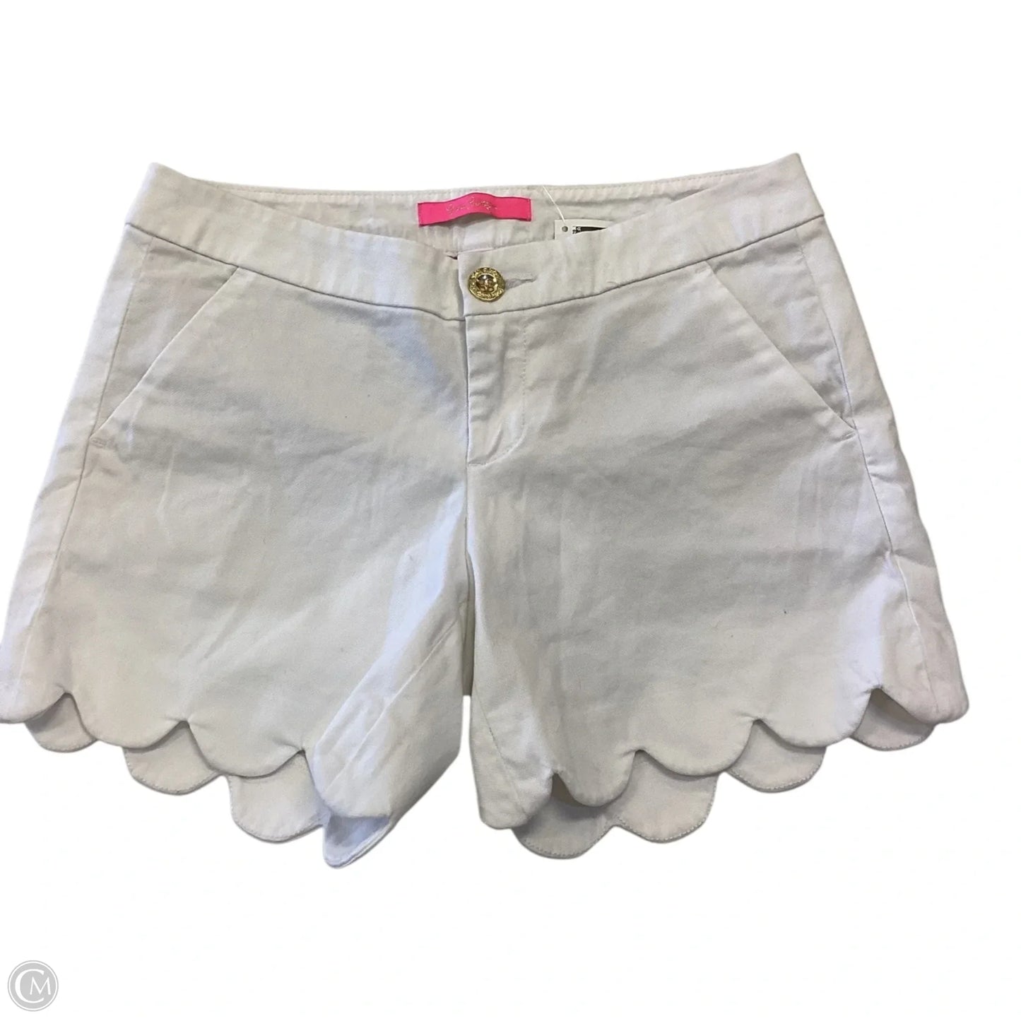 Shorts Designer By Lilly Pulitzer In White, Size: 0