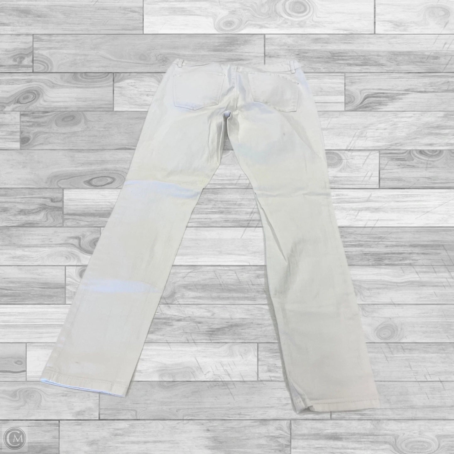 Jeans Straight By White House Black Market In White, Size: 8