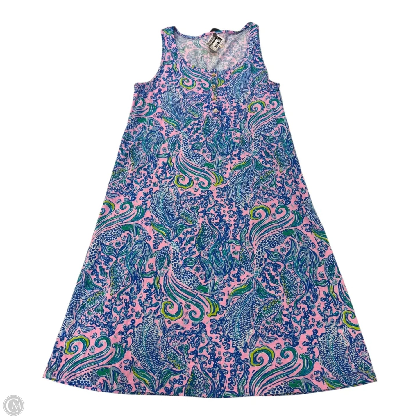Dress Designer By Lilly Pulitzer In Blue & Pink, Size: Xs