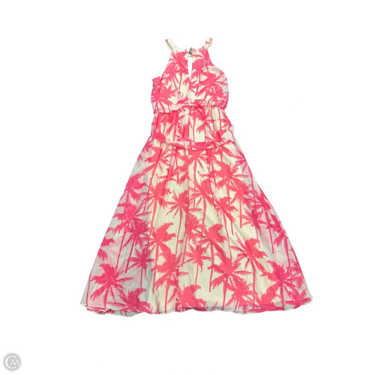 Dress Casual Maxi By Jessica Howard In Tropical Print, Size: 12