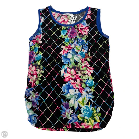 Top Sleeveless By Lola In Floral Print, Size: L