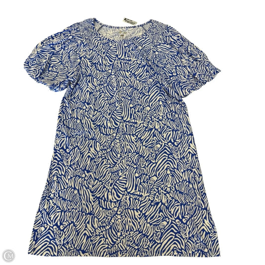 Dress Designer By Lilly Pulitzer In Blue & White, Size: Xl