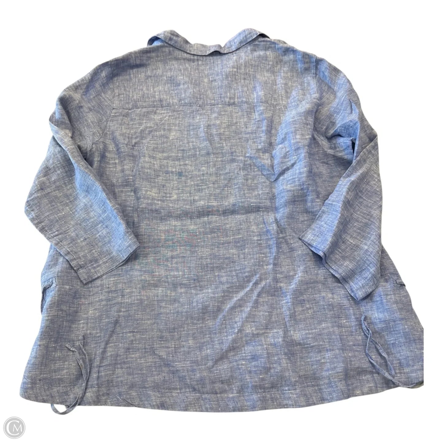 Top Long Sleeve By Sigrid Olsen In Blue, Size: Xl