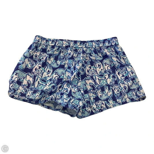 Shorts Designer By Lilly Pulitzer In Blue & White, Size: S