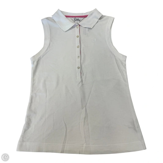 Top Sleeveless Designer By Lilly Pulitzer In White, Size: S