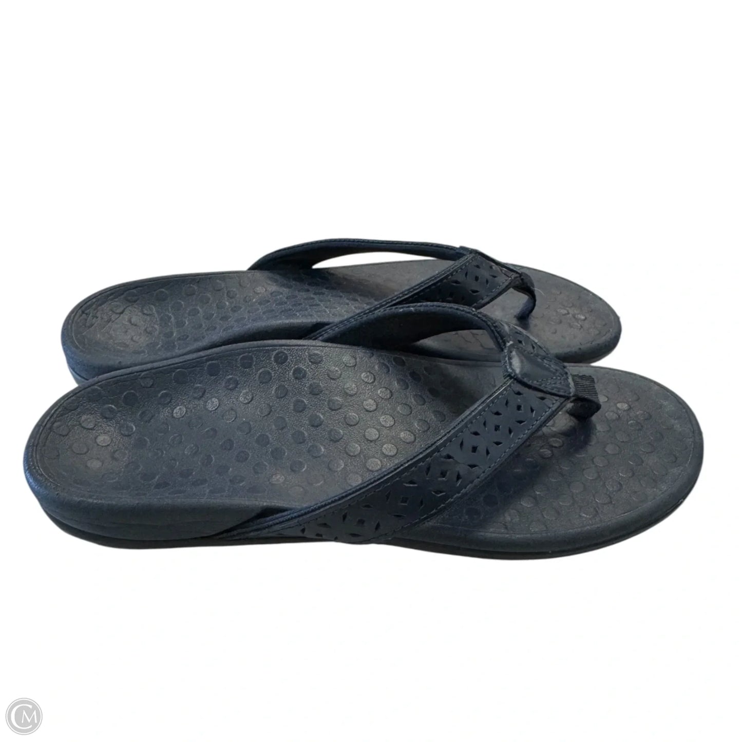 Sandals Flip Flops By Vionic In Navy, Size: 8