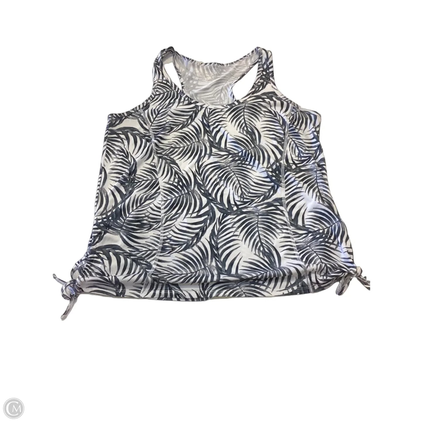 Athletic Tank Top By Xersion In Tropical Print, Size: Xl