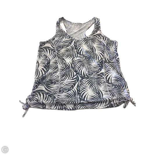 Athletic Tank Top By Xersion In Tropical Print, Size: Xl