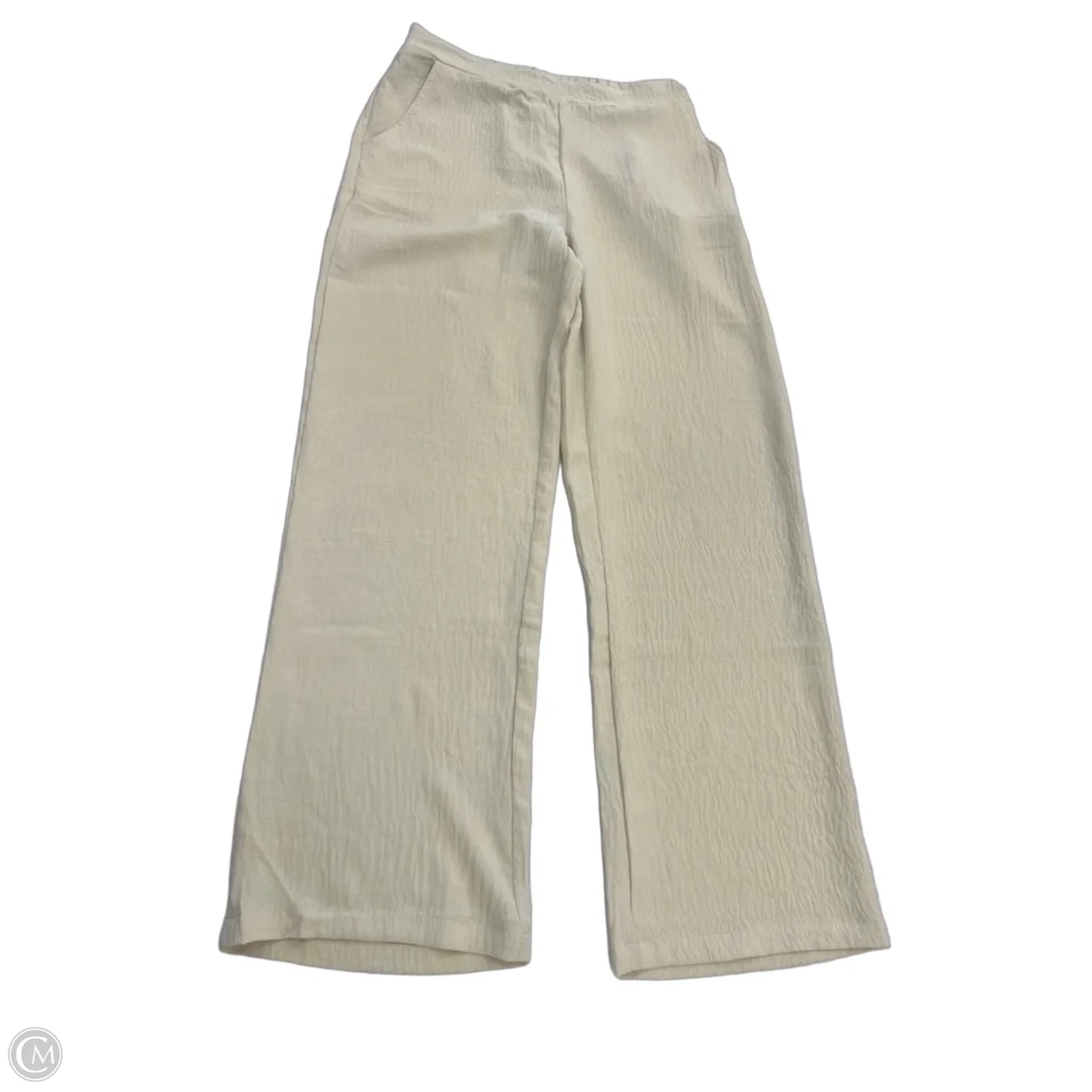 Pants Lounge By Clothes Mentor In Ivory, Size: S