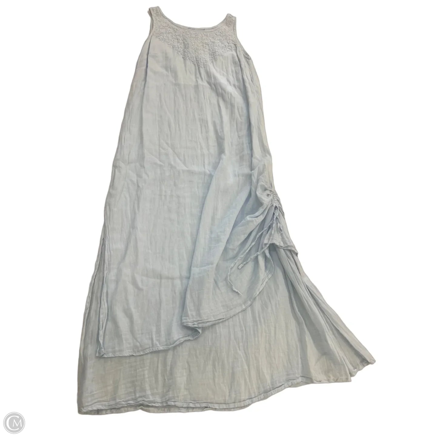 Dress Casual Midi By Clothes Mentor In Blue, Size: Osfm