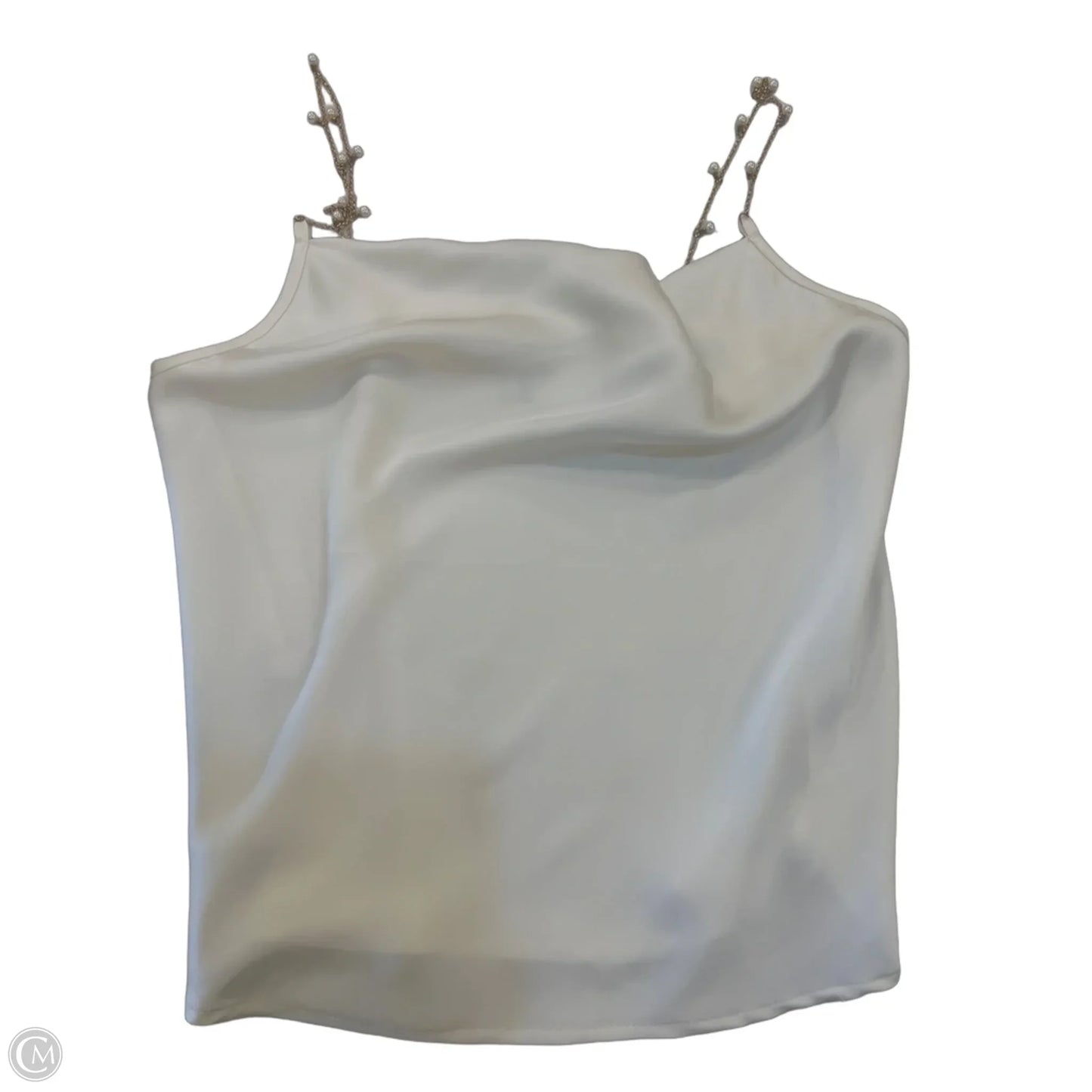 Top Sleeveless By Joie In Gold & White, Size: S