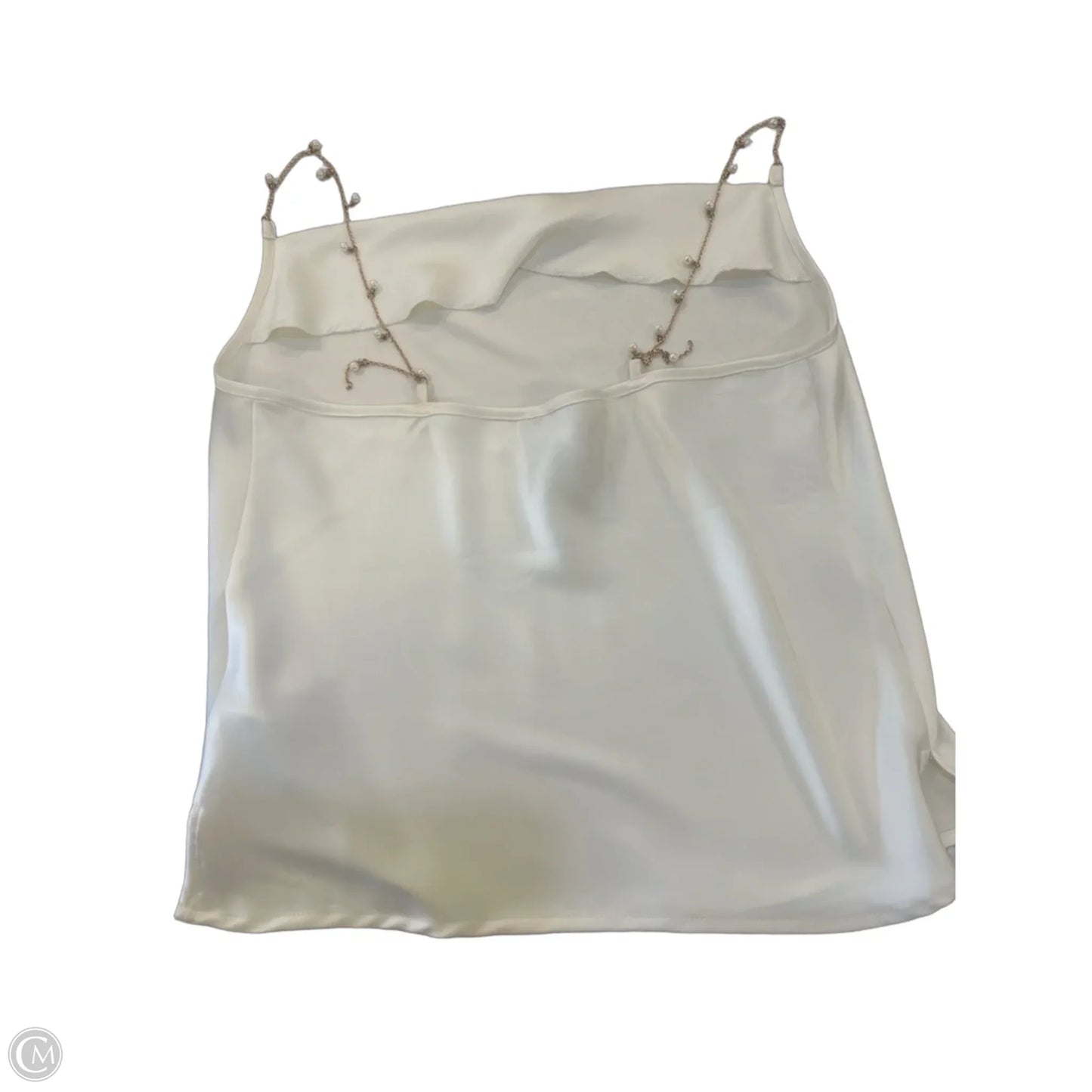 Top Sleeveless By Joie In Gold & White, Size: S