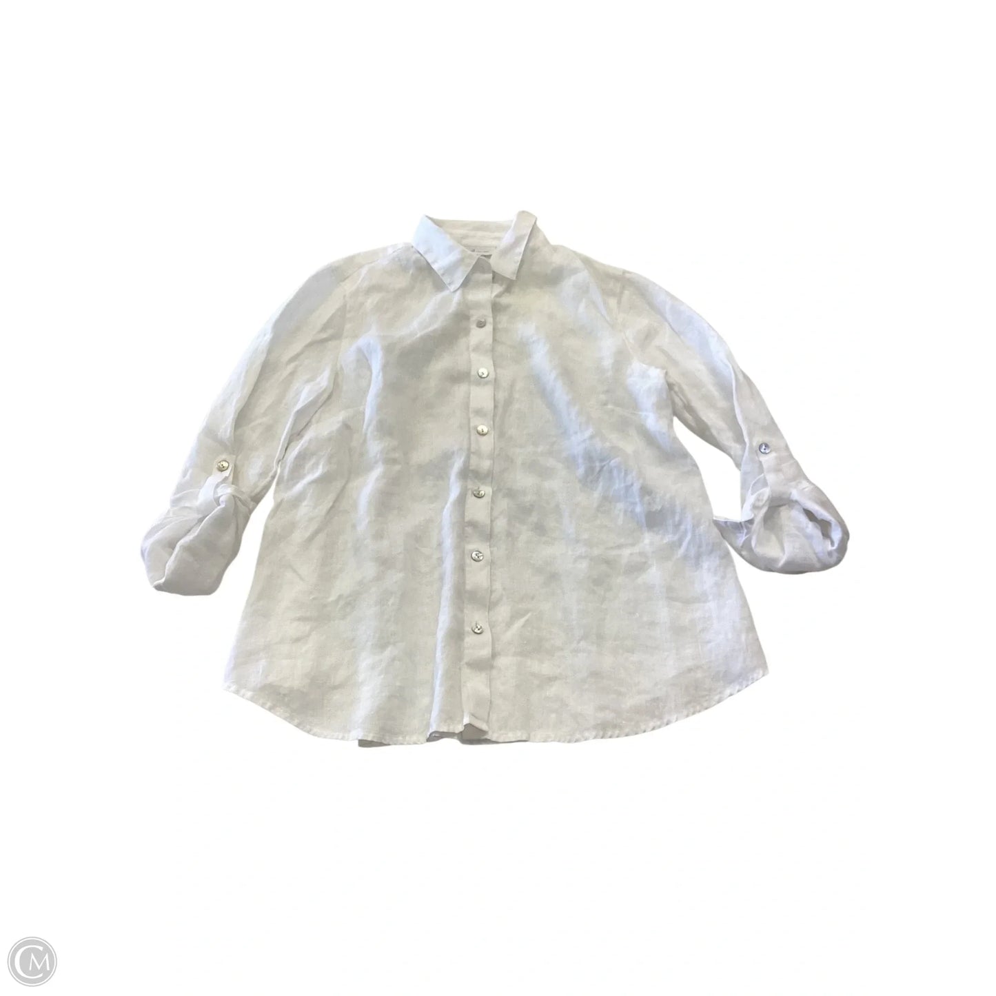 Top 3/4 Sleeve By J. Jill In White, Size: Xsp
