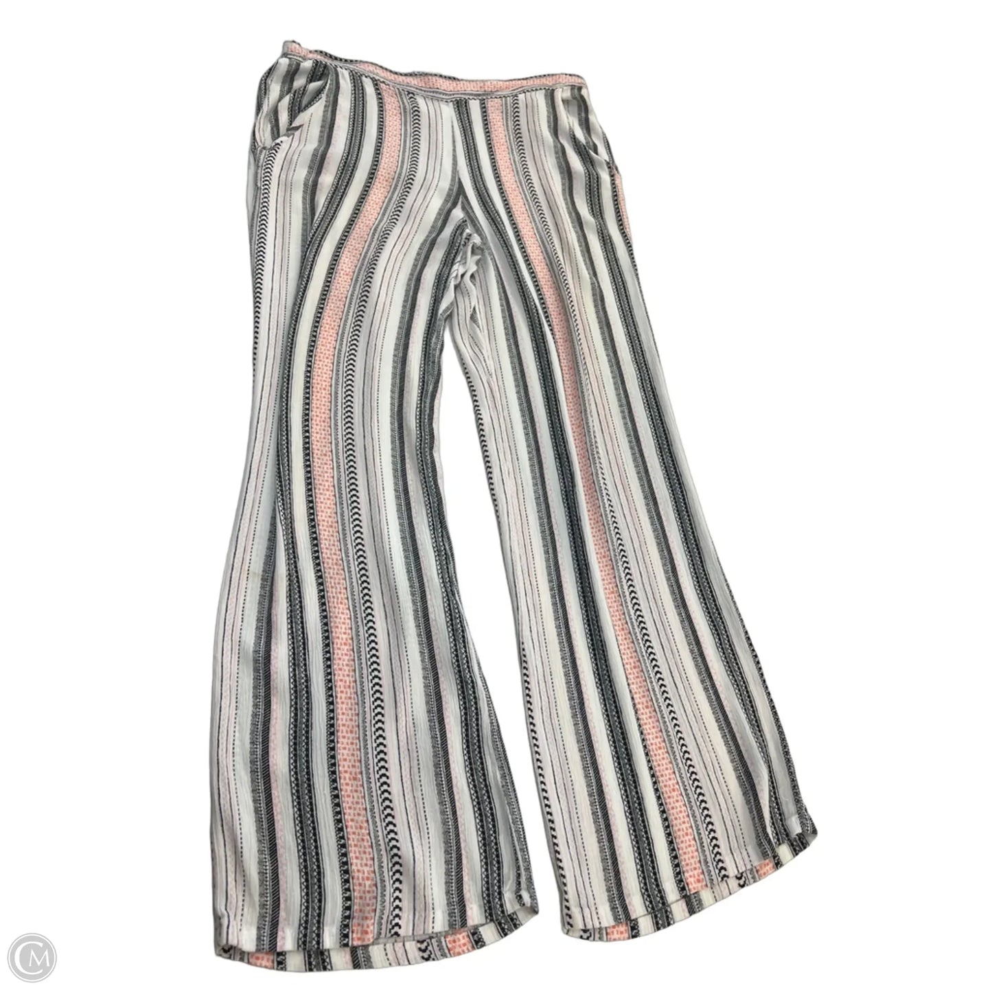 Pants Lounge By A Byer In Striped Pattern, Size: Xl