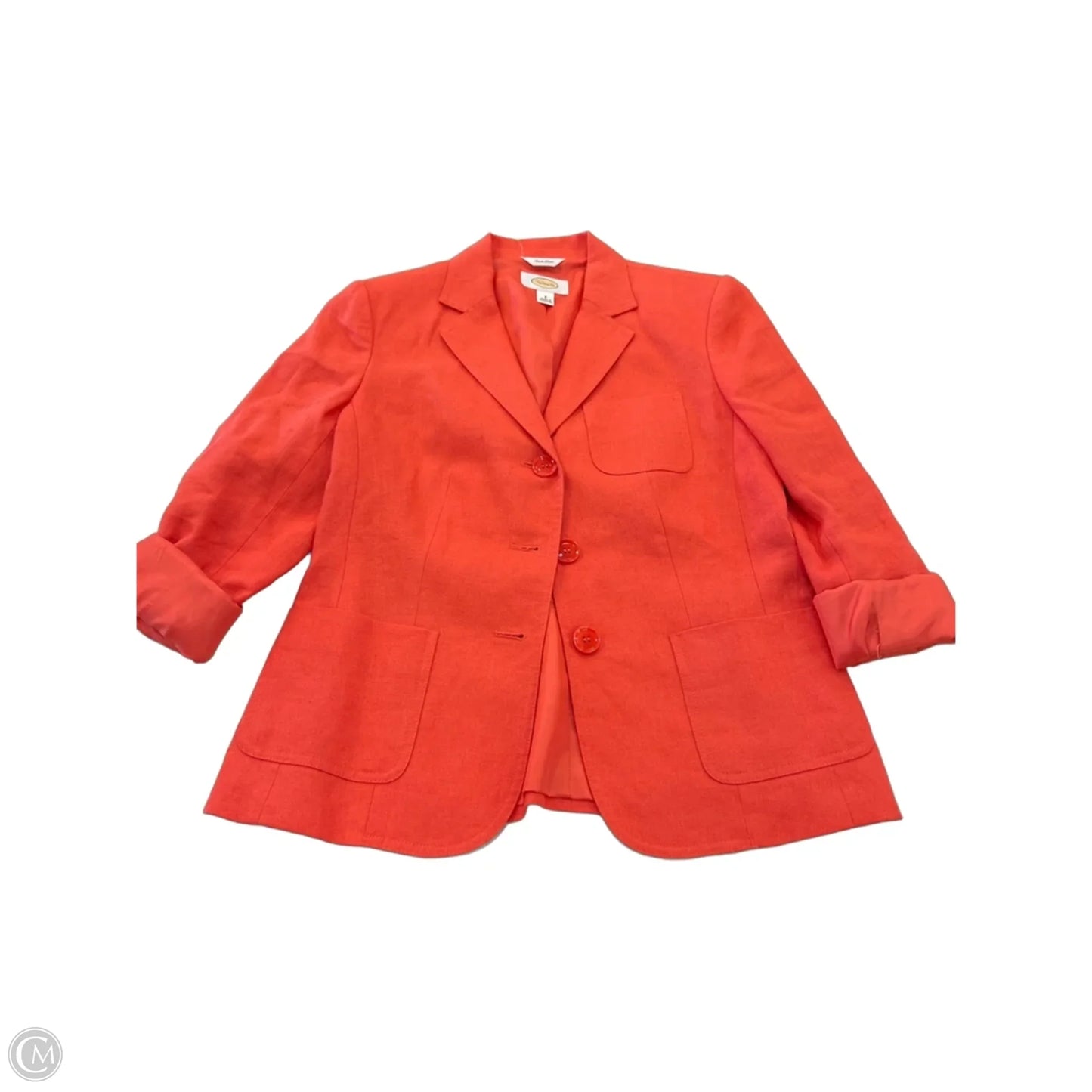 Blazer By Talbots In Orange, Size: 2