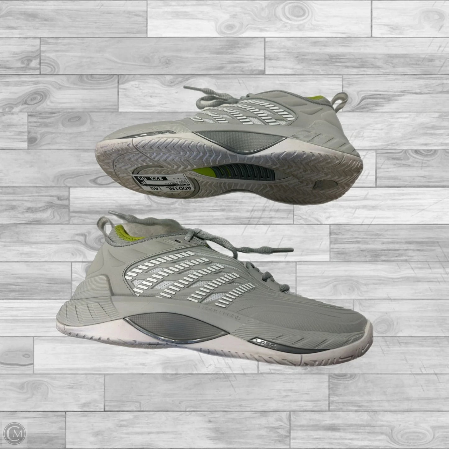 Shoes Athletic By K Swiss In Green & Grey, Size: 6.5