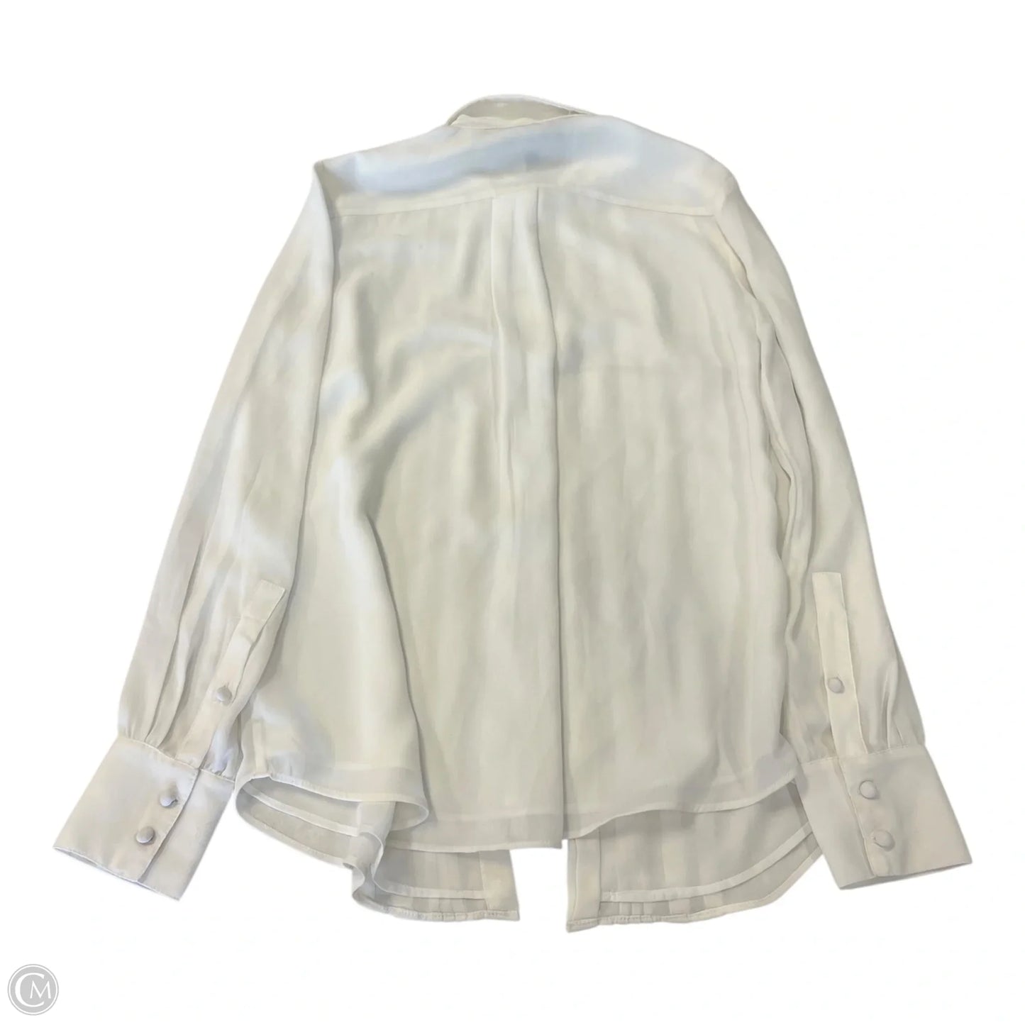 Top Long Sleeve By White House Black Market In Black & White, Size: 0