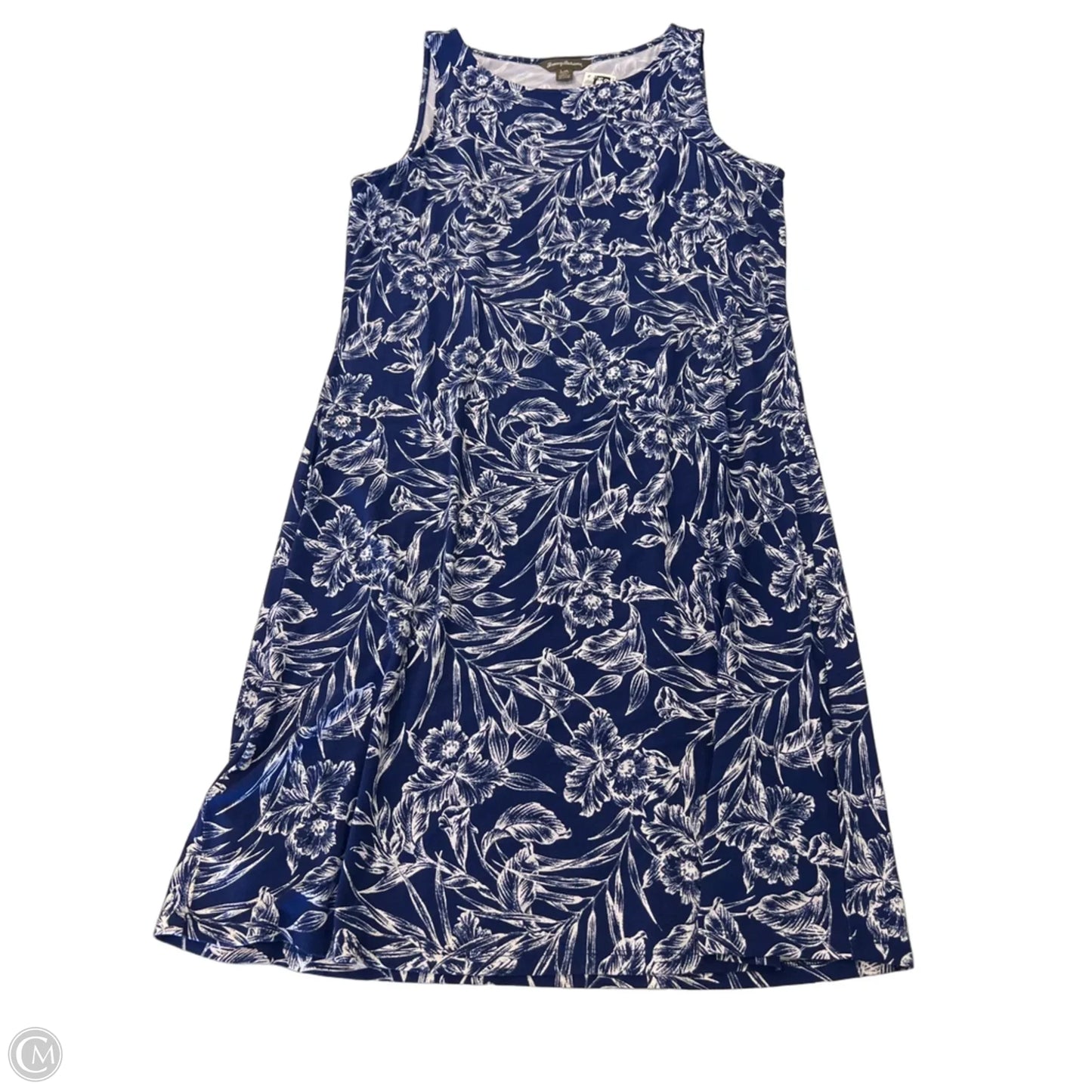 Dress Casual Short By Tommy Bahama In Blue & White, Size: L