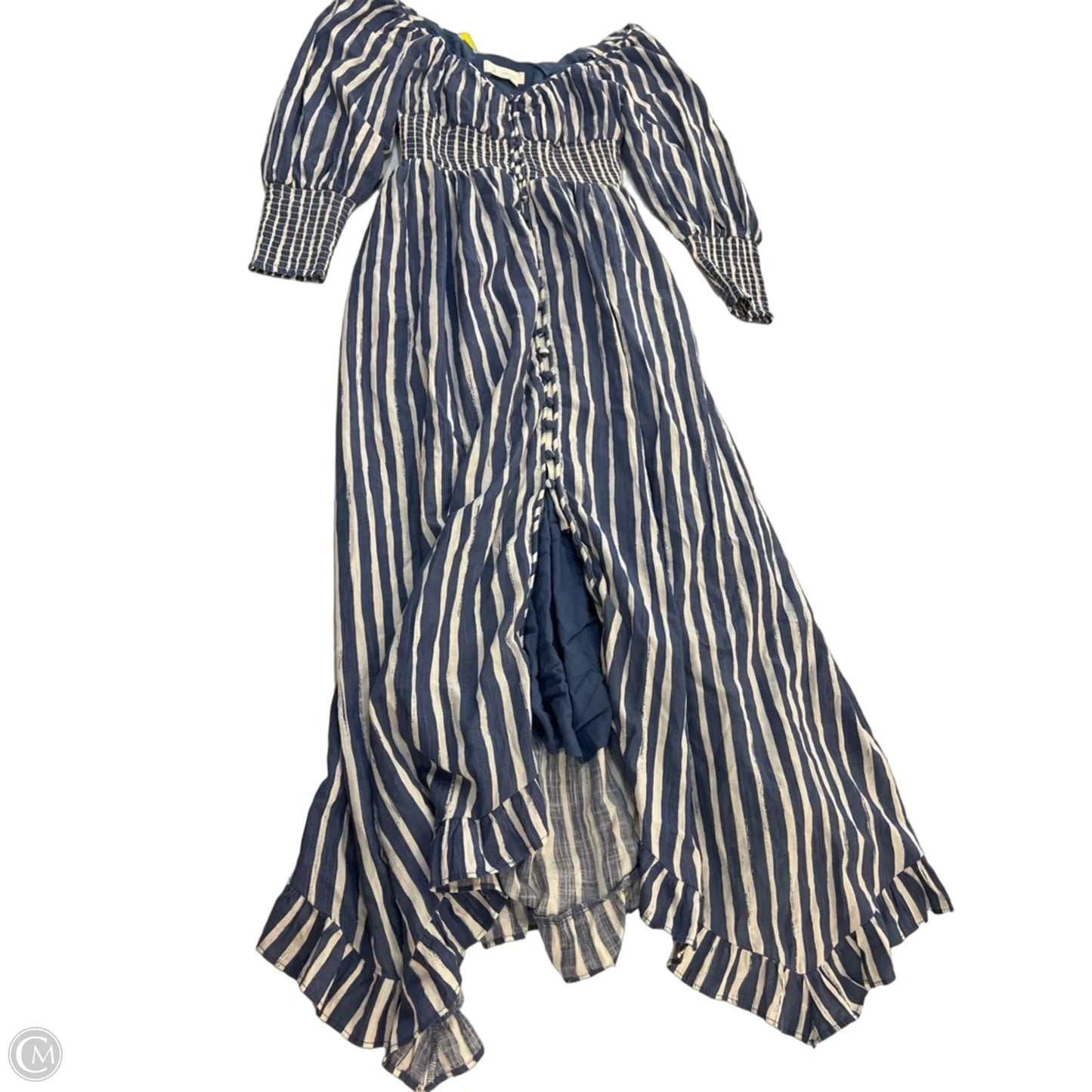 Dress Casual Maxi By Anthropologie In Striped Pattern, Size: Xxs