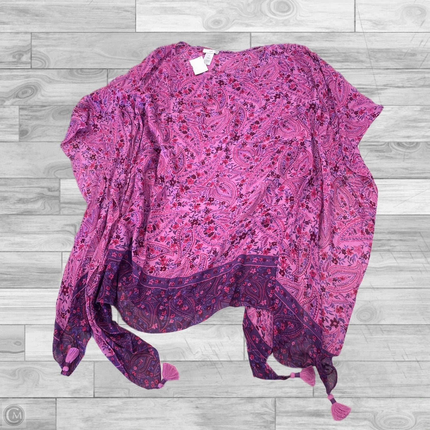 Kimono By J. Jill In Paisley Print, Size: Osfm
