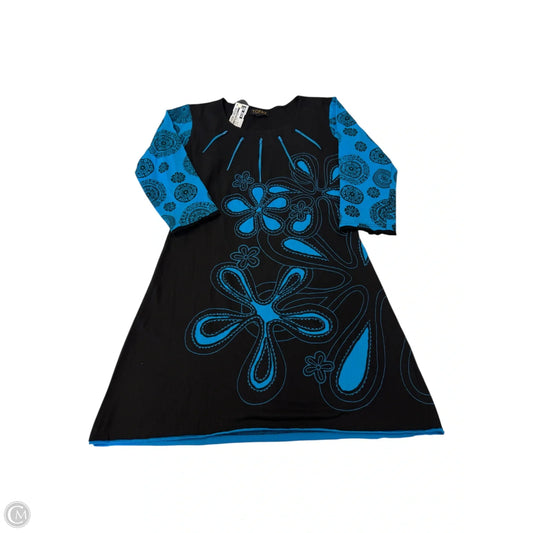 Dress Casual Short By Clothes Mentor In Black & Blue, Size: S
