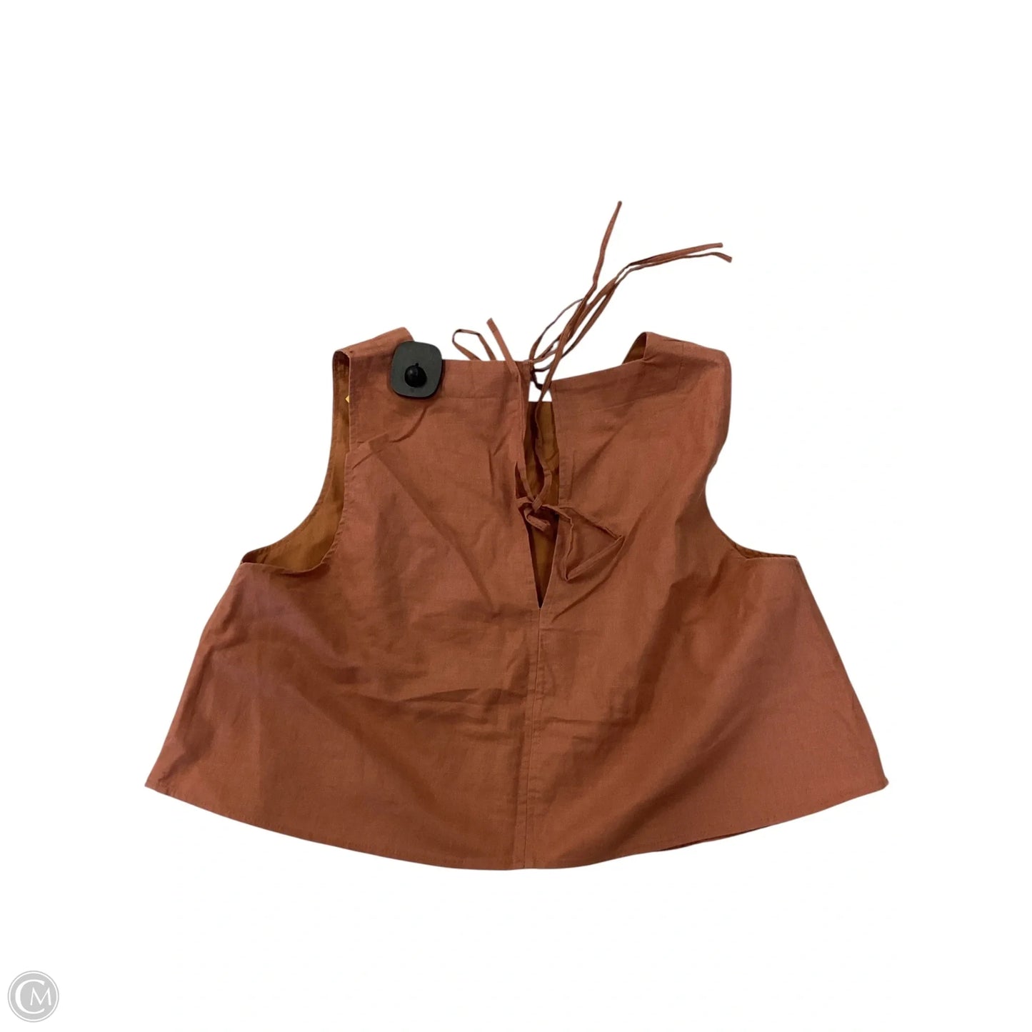 Top Short Sleeve By Clothes Mentor In Copper, Size: S