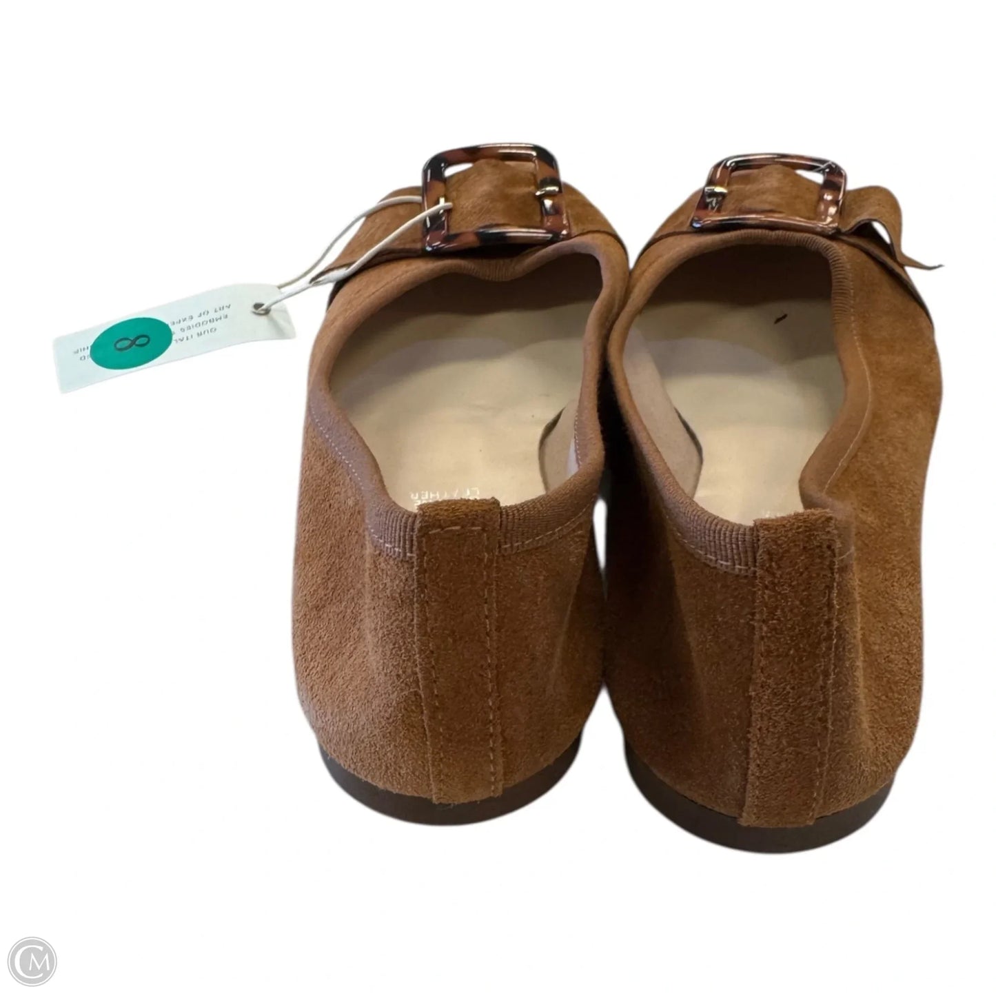 Sandals Flats By Clothes Mentor In Brown, Size: 8