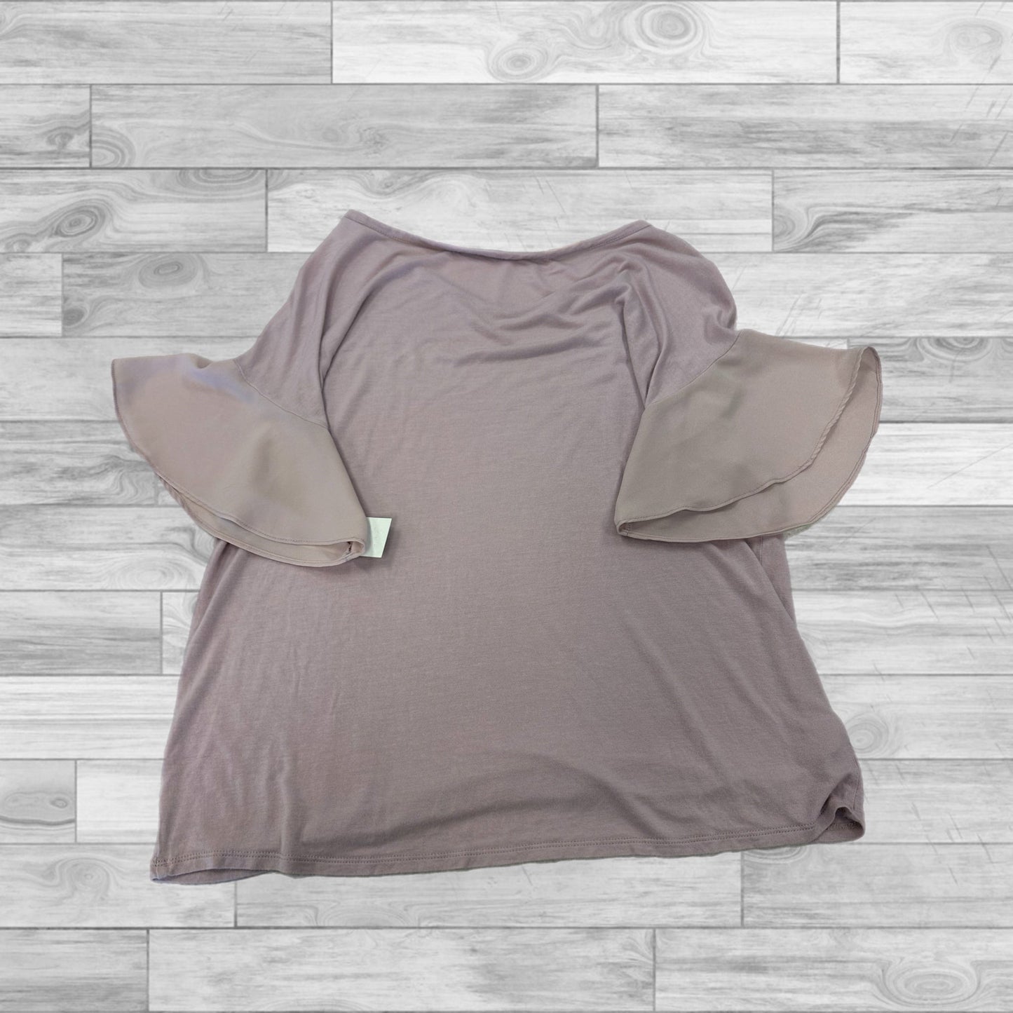 Top Short Sleeve By Loft In Pink, Size: Petite Large