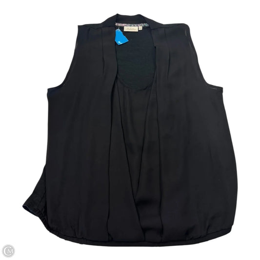 Top Sleeveless By Deletta In Black, Size: M
