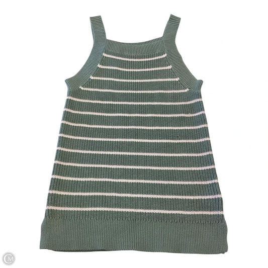 Top Sleeveless By Gap In Green, Size: S