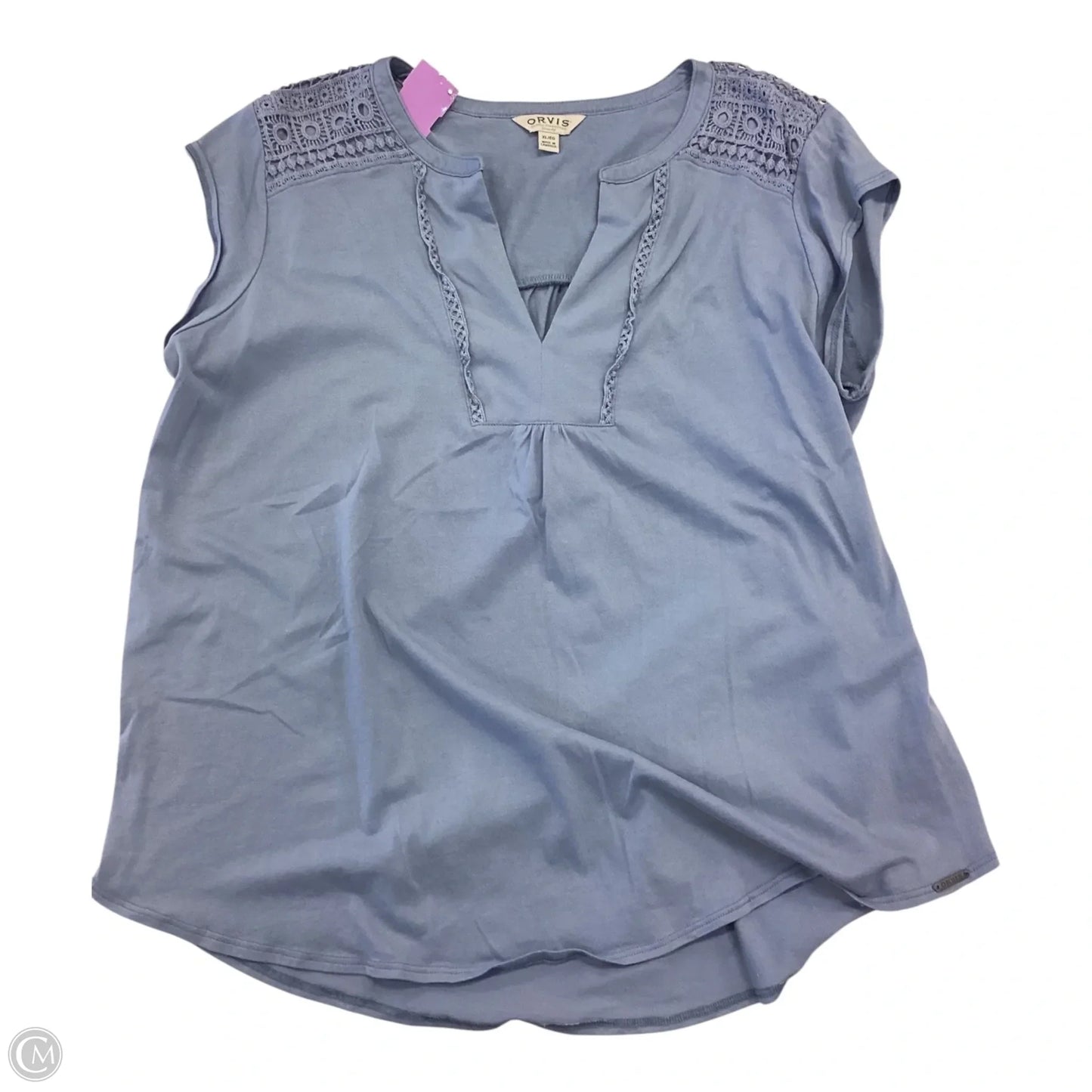 Top Short Sleeve By Orvis In Blue, Size: Xl