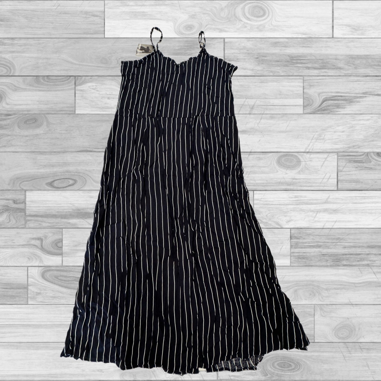 Striped Pattern Dress Casual Maxi Clothes Mentor, Size Xl