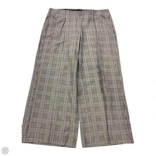 Pants Wide Leg By Old Navy In Plaid Pattern, Size: Xl