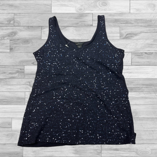 Tank Top By Moda Intl In Navy, Size: L