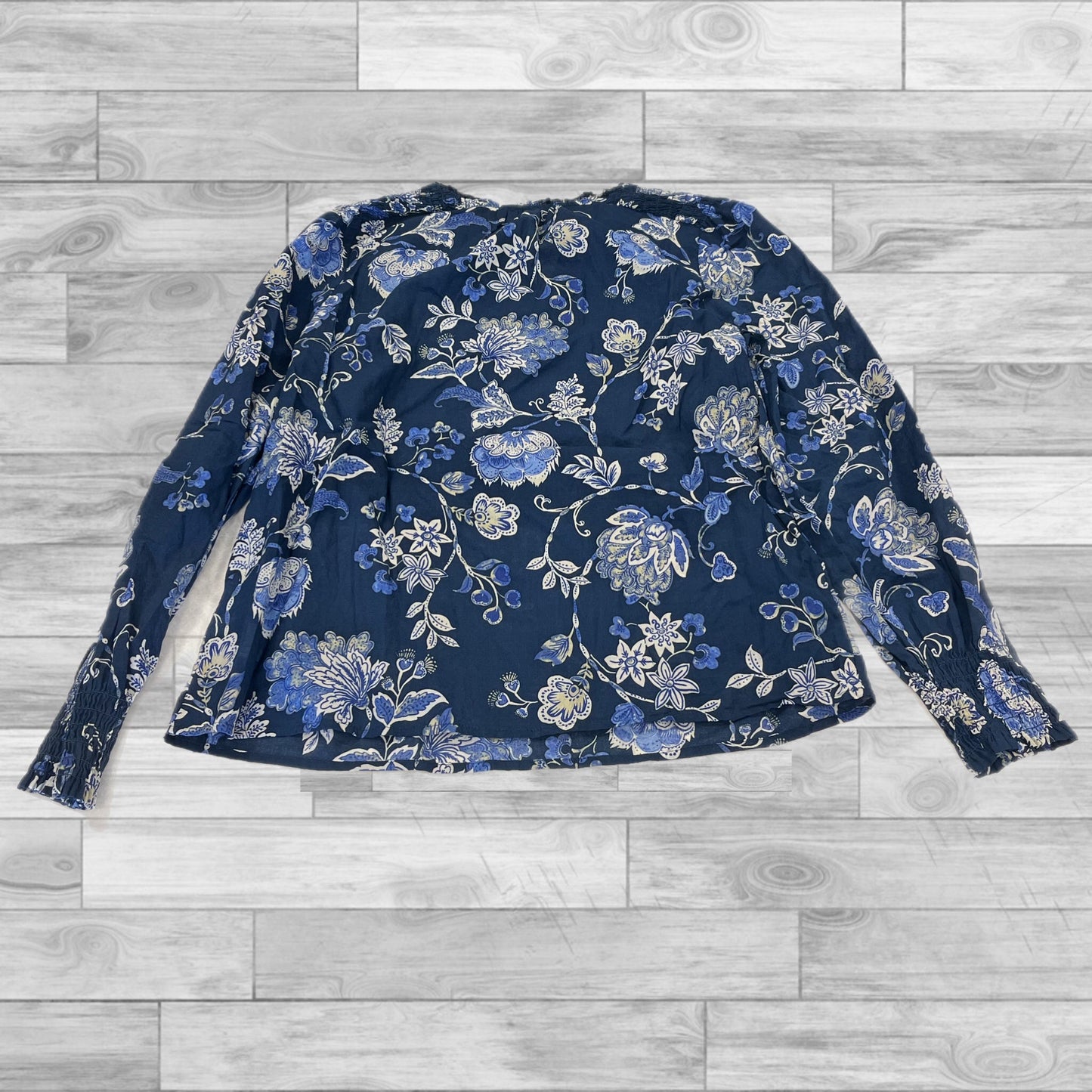 Top Long Sleeve By Talbots In Blue, Size: Sp