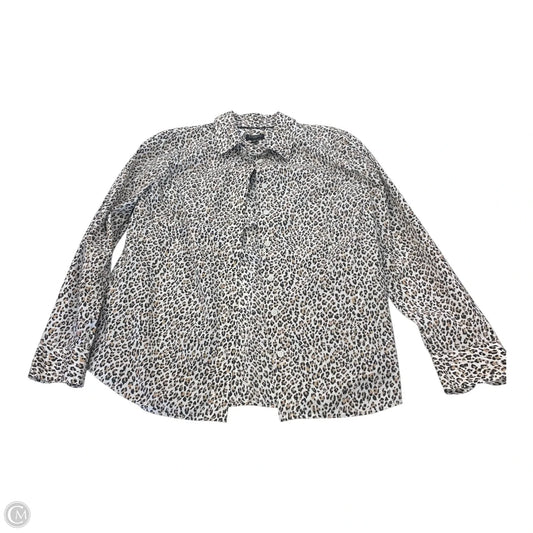 Top Long Sleeve By Talbots In Animal Print, Size: Sp