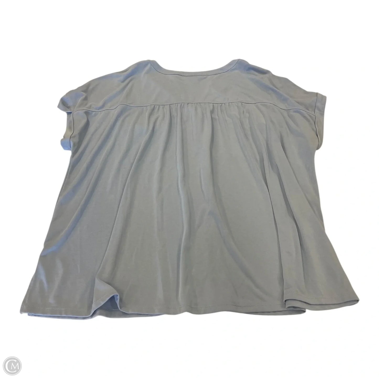 Top Short Sleeve By J. Jill In Blue, Size: 3x